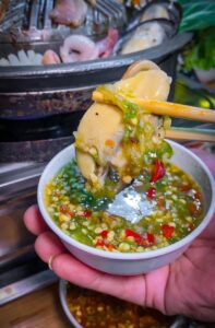 ซามูไรหมูกระทะ A&A แม่โจ้ หน้าตาอาหาร เครื่องดื่ม และของหวาน 4 อาหารทะเล