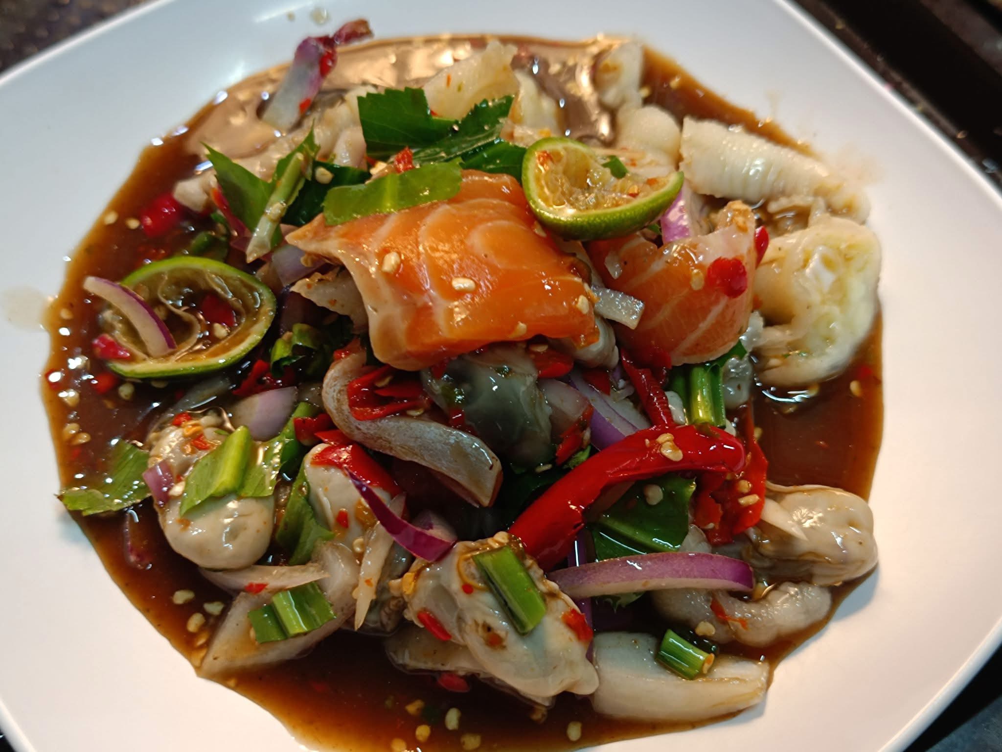 ยำทะเลพานิช ร้านยำ สมุทรสาคร 2