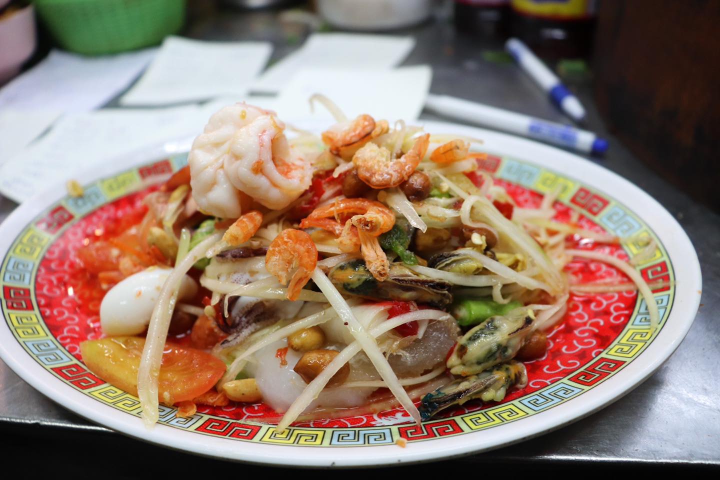 จุ่มลาดหญ้าหน้าสหกรณ์ ร้านอาหารอีสาน เจริญนคร 7