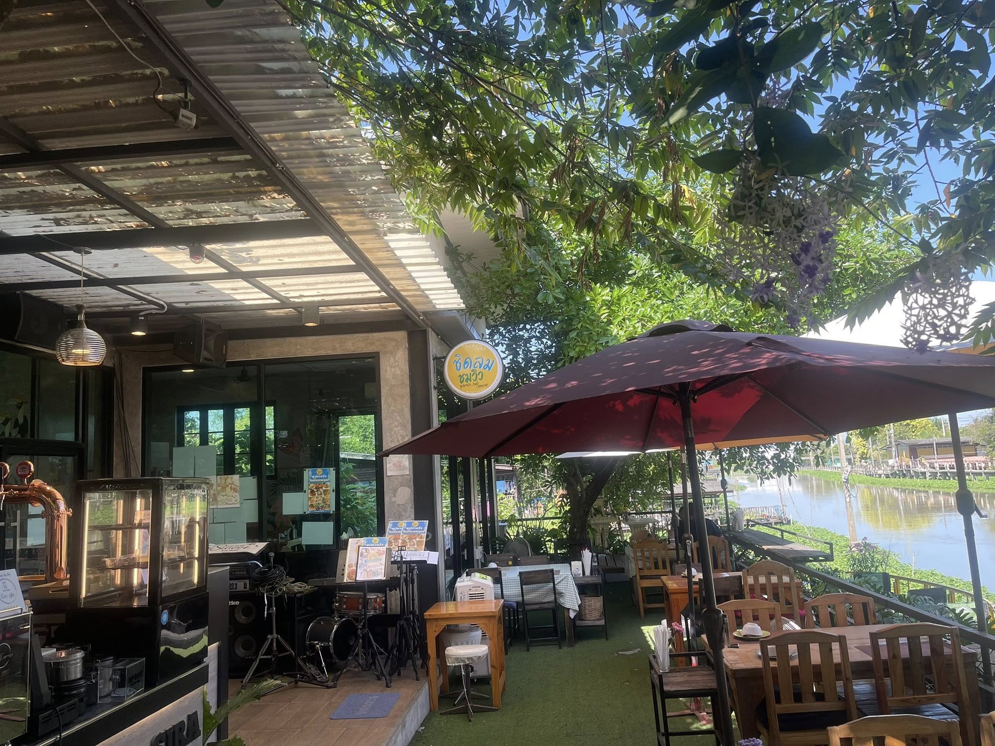 ชิดลมชมวิวริมน้ำ ราชพฤกษ์ ร้านอาหาร ท่าอิฐ 2