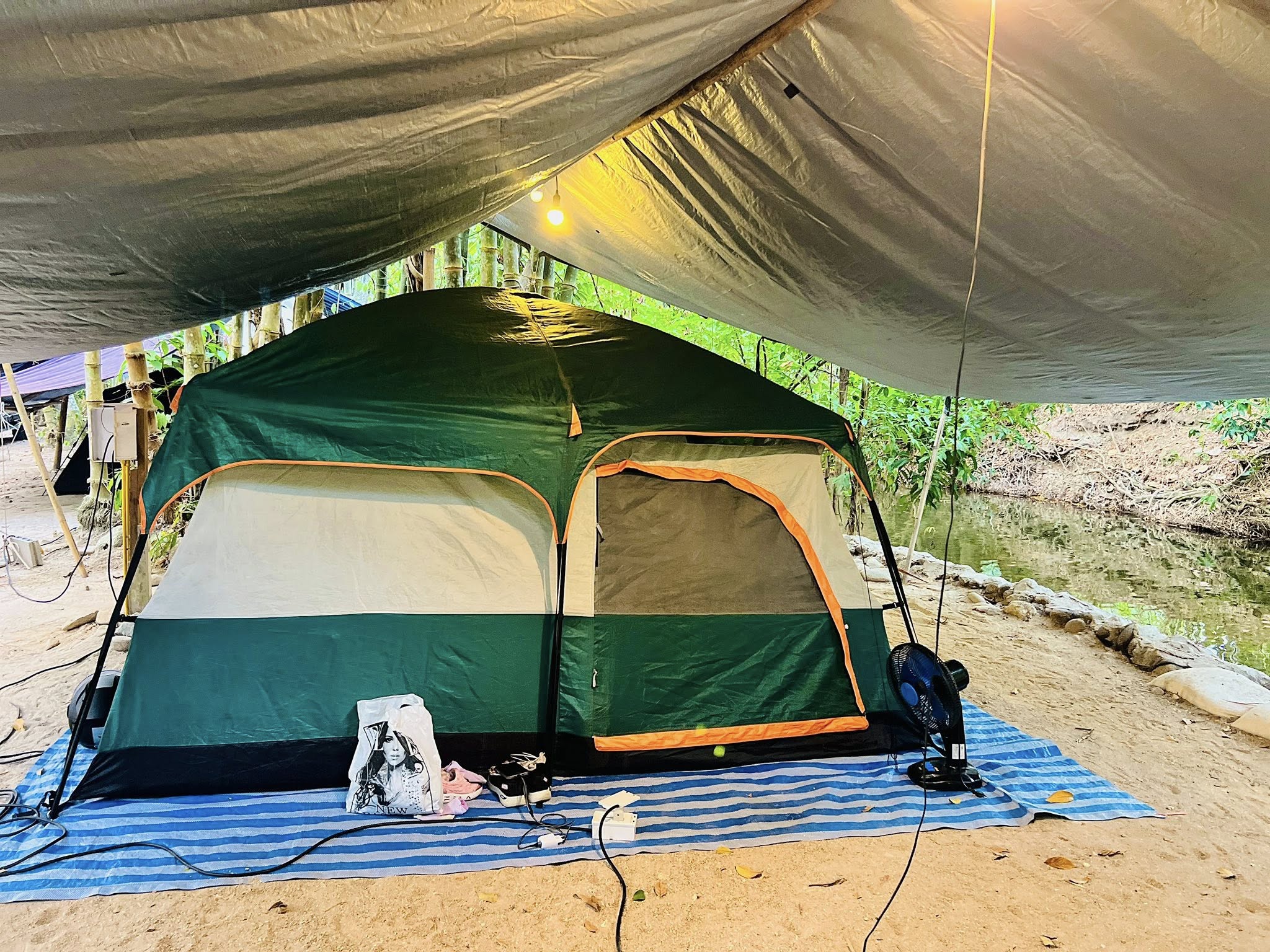 สวนหมากแคมป์ปิ้ง น้ำตกวังเคียงคู่ พังงา ลานกางเต็นท์ พังงา 3