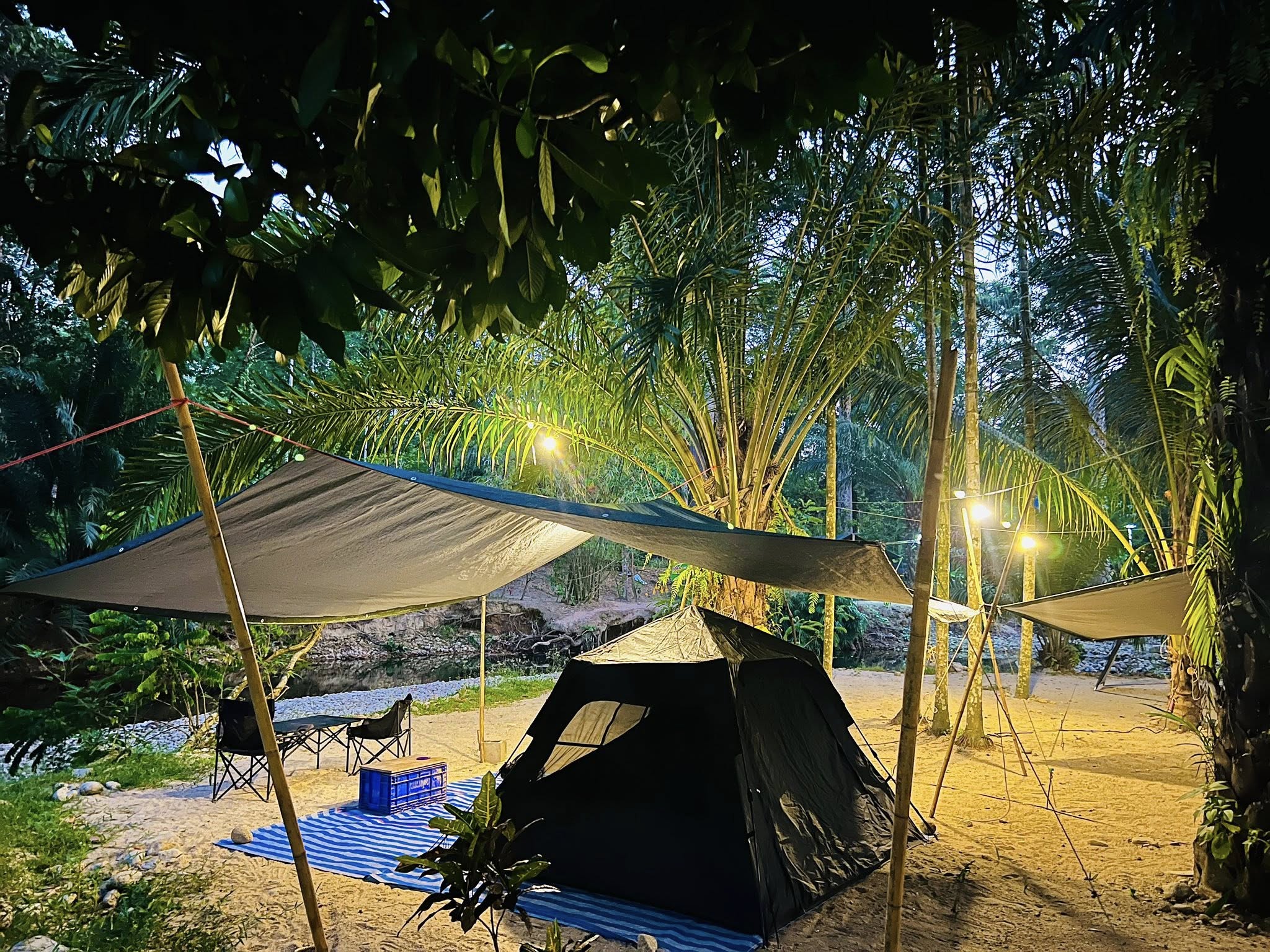 สวนหมากแคมป์ปิ้ง น้ำตกวังเคียงคู่ พังงา ลานกางเต็นท์ พังงา 4