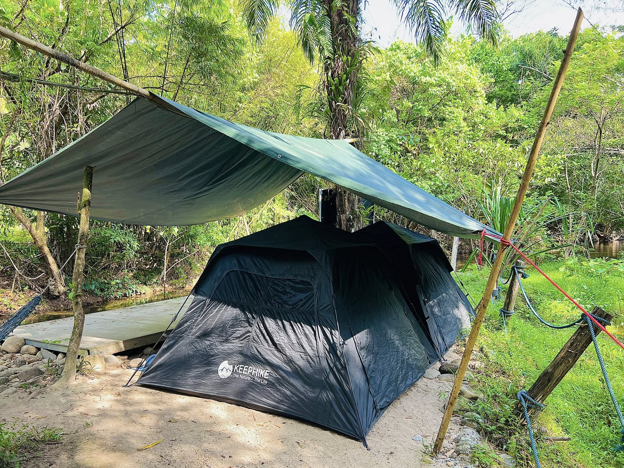 สวนหมากแคมป์ปิ้ง น้ำตกวังเคียงคู่ พังงา ลานกางเต็นท์ พังงา 6